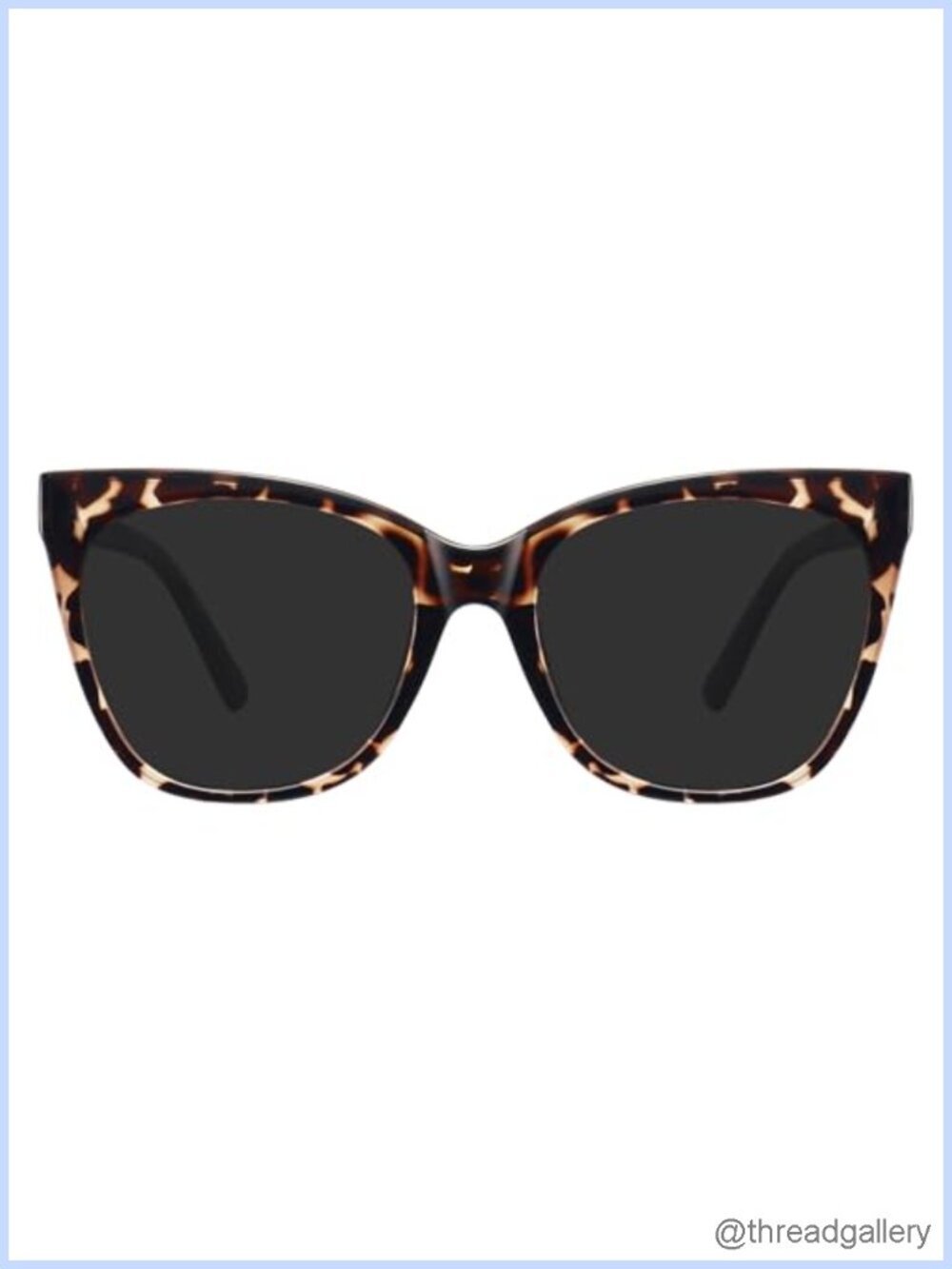 WOWSUN Oversized Polarized Cat Eye Sunglasses for Women Retro Vintage UV400
